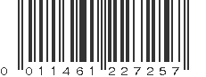 UPC 011461227257