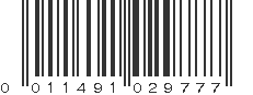 UPC 011491029777