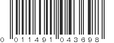 UPC 011491043698