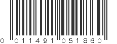 UPC 011491051860