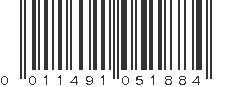 UPC 011491051884