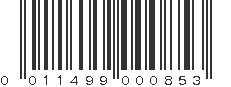 UPC 011499000853