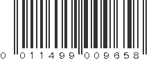 UPC 011499009658