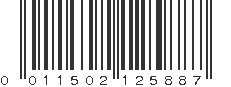 UPC 011502125887