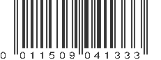 UPC 011509041333