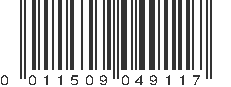 UPC 011509049117