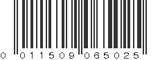 UPC 011509065025