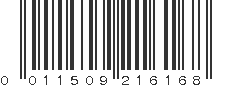 UPC 011509216168