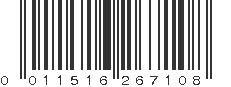 UPC 011516267108