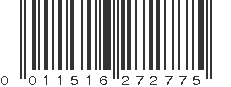 UPC 011516272775