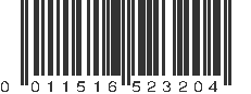 UPC 011516523204