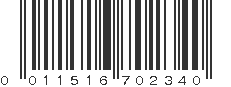 UPC 011516702340