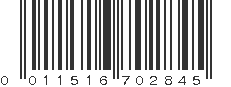 UPC 011516702845