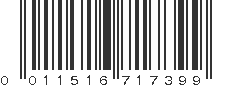 UPC 011516717399