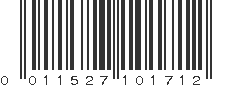 UPC 011527101712