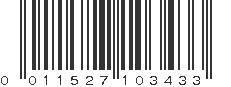 UPC 011527103433