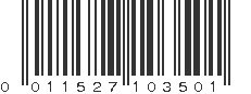 UPC 011527103501