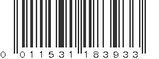 UPC 011531183933