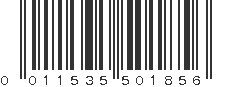 UPC 011535501856