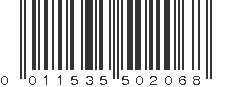 UPC 011535502068