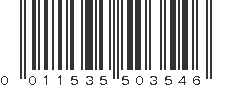 UPC 011535503546