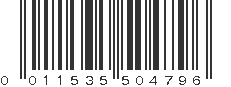 UPC 011535504796