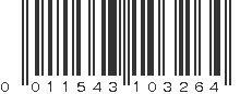 UPC 011543103264