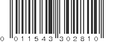 UPC 011543302810