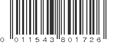 UPC 011543801726