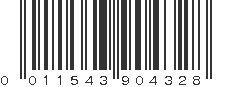 UPC 011543904328