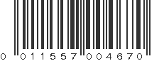 UPC 011557004670