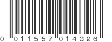 UPC 011557014396