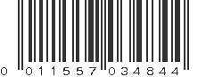 UPC 011557034844