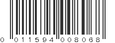 UPC 011594008068