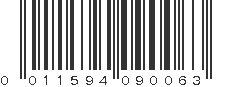 UPC 011594090063