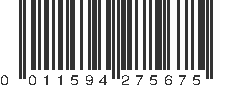 UPC 011594275675