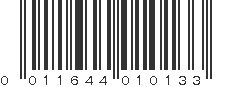 UPC 011644010133