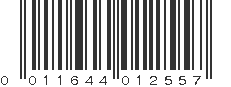 UPC 011644012557