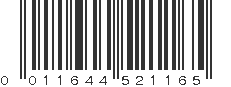 UPC 011644521165