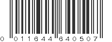 UPC 011644640507