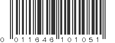 UPC 011646101051