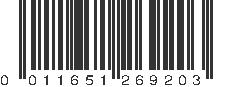 UPC 011651269203