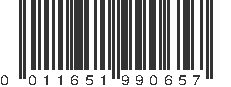 UPC 011651990657