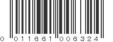 UPC 011661006324