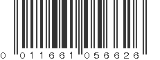 UPC 011661056626