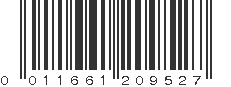 UPC 011661209527