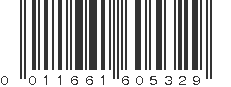 UPC 011661605329