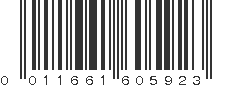 UPC 011661605923