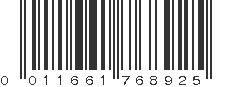 UPC 011661768925