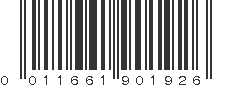 UPC 011661901926